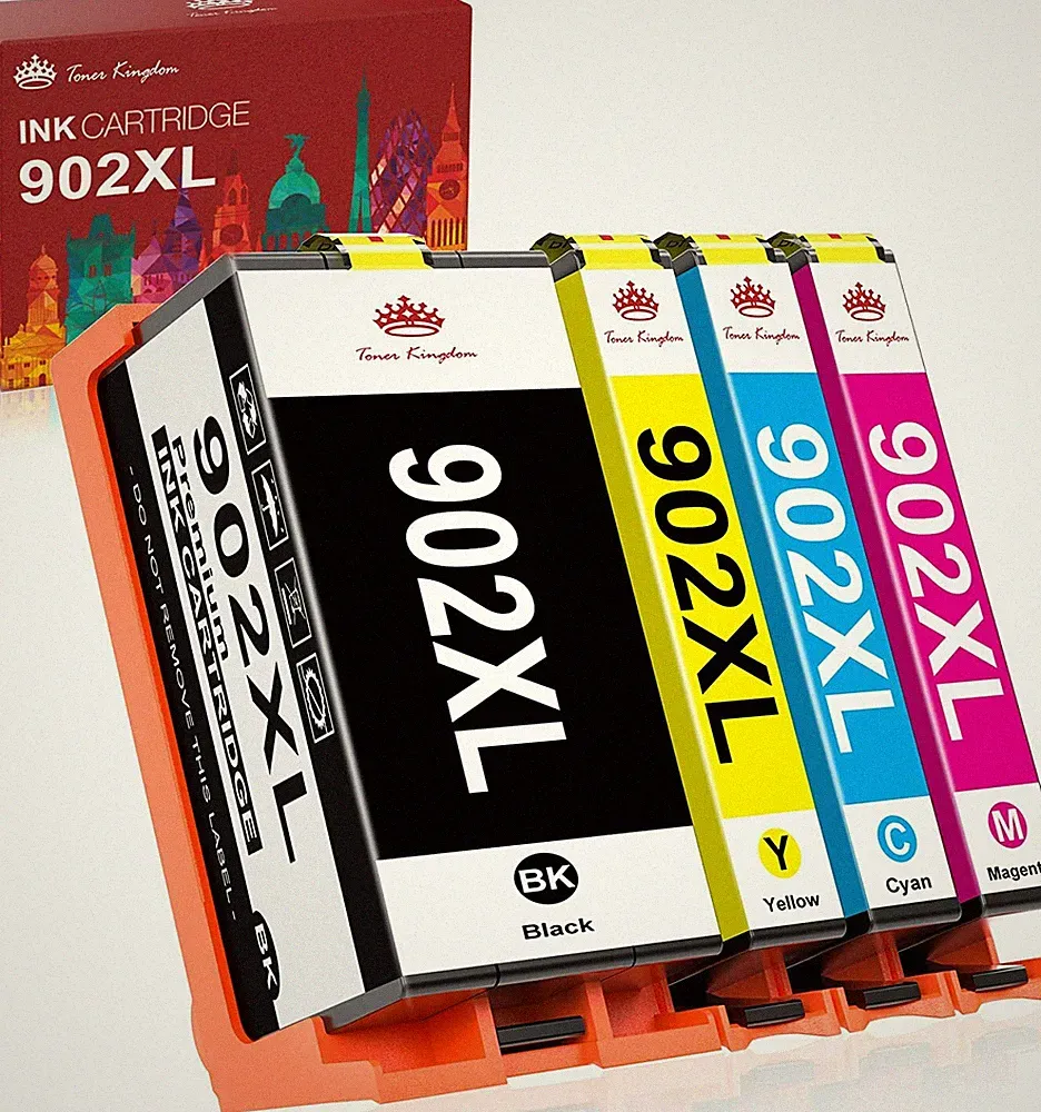 902 XL Ink Cartridge for HP 902XL Officejet Pro 6960 6968 6970 6975 6978 Printer