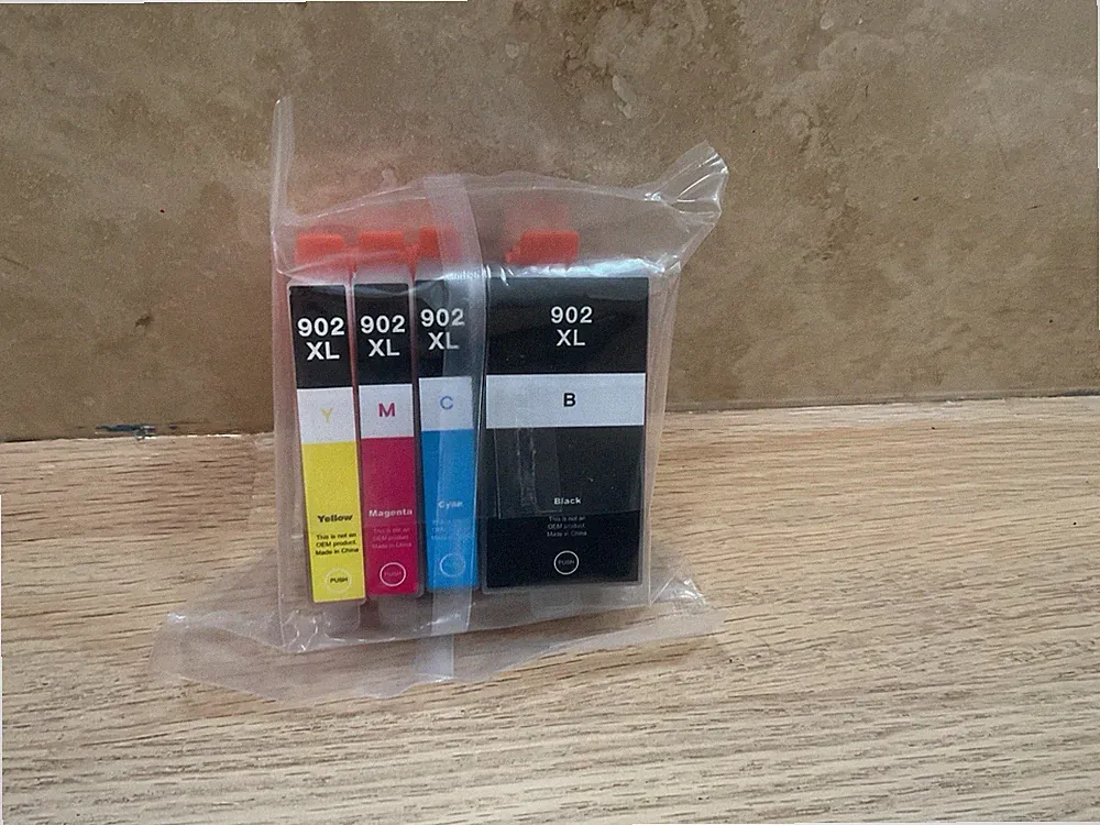 HP 902XL Ink Printers Compatible Combo 4 Pack Ink Cartridges, New & Sealed
