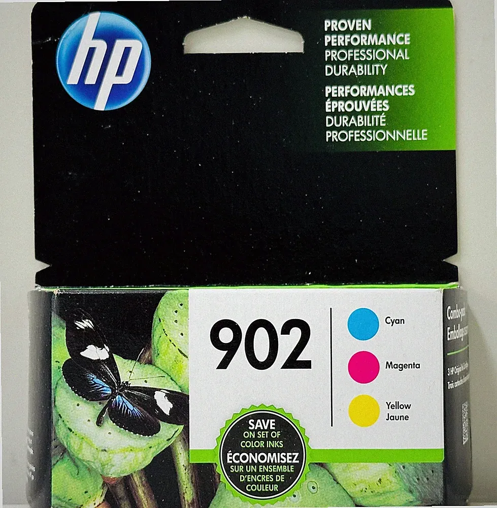 New Genuine HP 902 Cyan Magenta Yellow 3PK Ink Cartridges OfficeJet Pro 6954